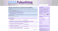 Desktop Screenshot of fukushima.physikblog.eu
